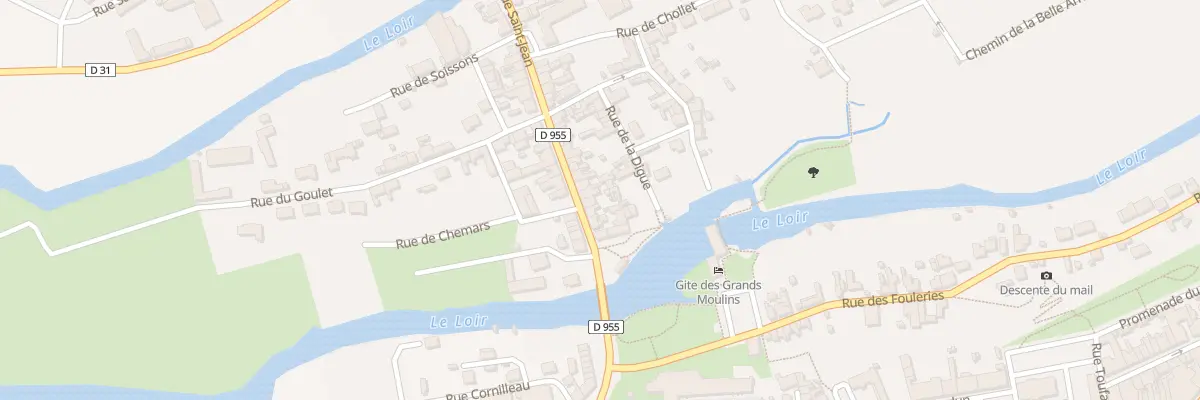 Plan du 7 Rue Saint-jean à Châteaudun