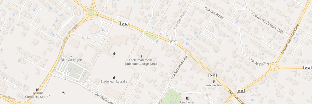Plan du 83B Bd de la Méditerranee à Frouzins