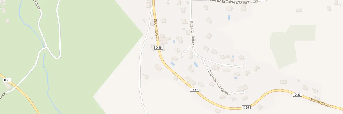 Plan du 5730 Le Chatenet Sud à Juillac