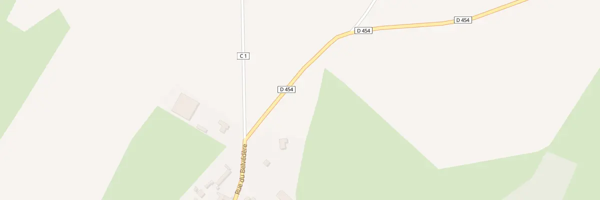 Plan du 1 Rue du Belvedere à Touffreville-sur-Eu