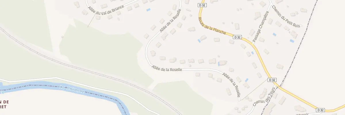 Plan du 143 All de la Roselle à Boisseuil