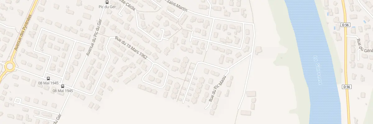 Plan du 61 Che de l’Ermitage St Martin à Muret