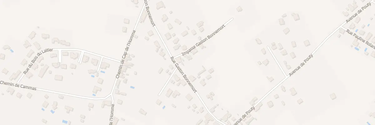 Plan du 497 Rue Gaston Bonnemort à Montauban