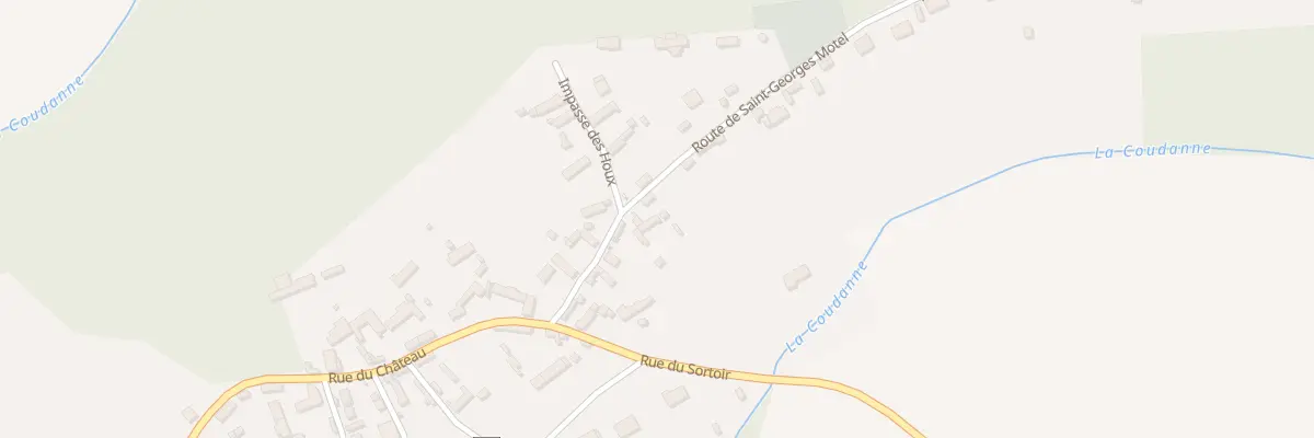 Plan du 10 Rte de St Georges Motel à Louye