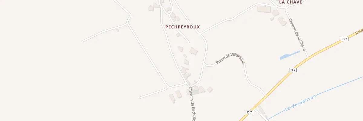Plan du 5057 Pechpeyroux à Cézac