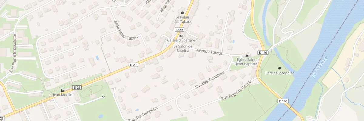 Plan du 10 Av Turgot au Palais-sur-Vienne