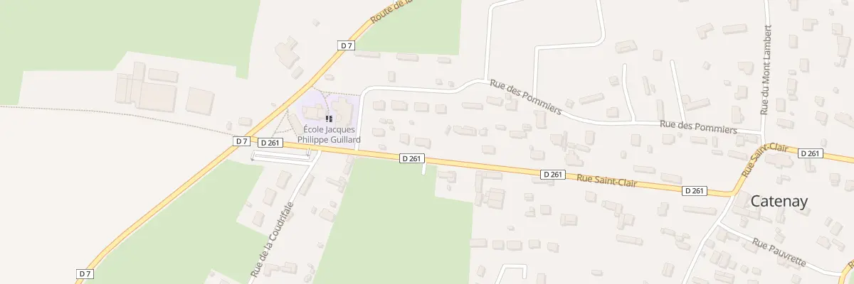 Plan du 181 Rue Saint Clair à Catenay