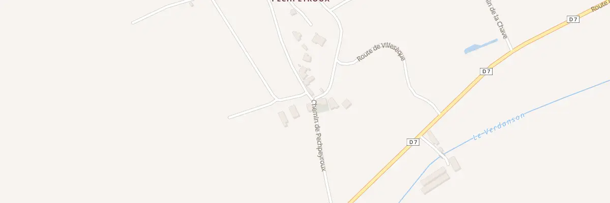 Plan du 5819F Las Vignounes à Cézac
