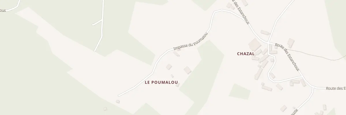 Plan du 289 Imp du Poumatou à La Dornac