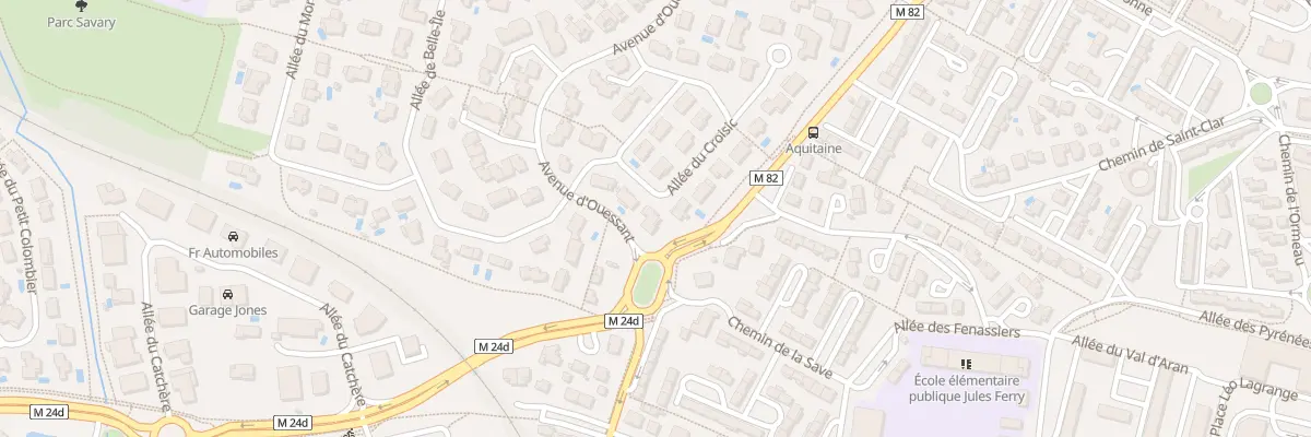 Plan du 6 All du Croisic à Colomiers