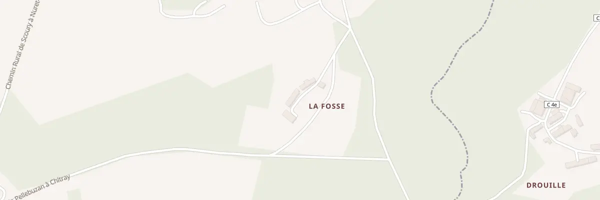 Plan du 1 La Fosse à Ciron