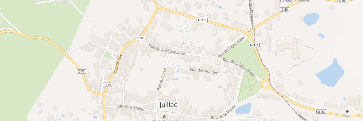 Plan du 24 Rue De La Republique à Juillac