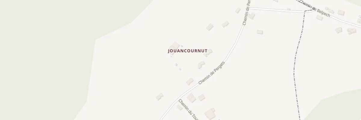 Plan du 213 Che de Pergets à Piquecos