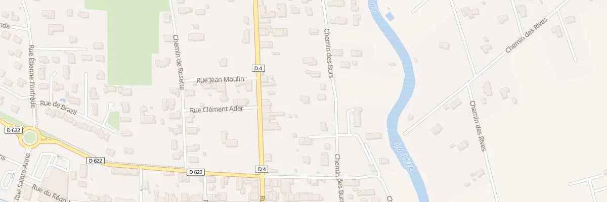 Plan du 4B Che des Burs à Saint-Sulpice-sur-Lèze