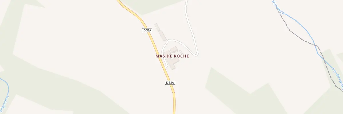 Plan du 5136 Mas de Roche à Saint-Jean-Ligoure