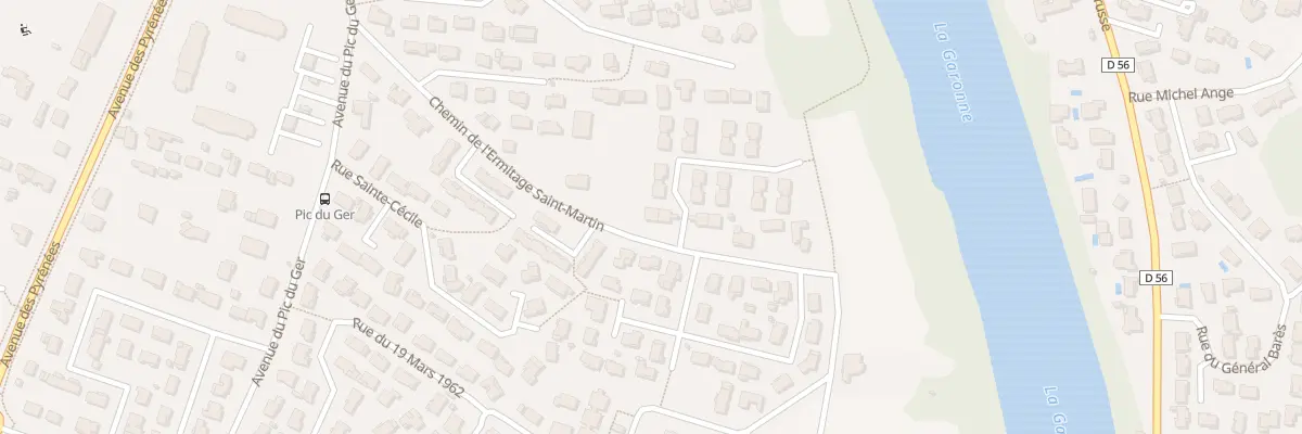 Plan du 4 Rue Michel Petrucciani à Muret