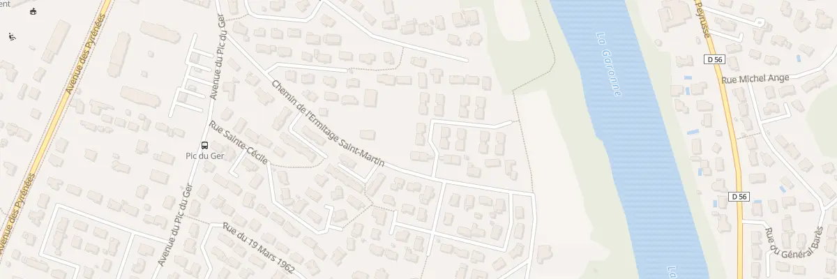 Plan du 6 Rue Michel Petrucciani à Muret
