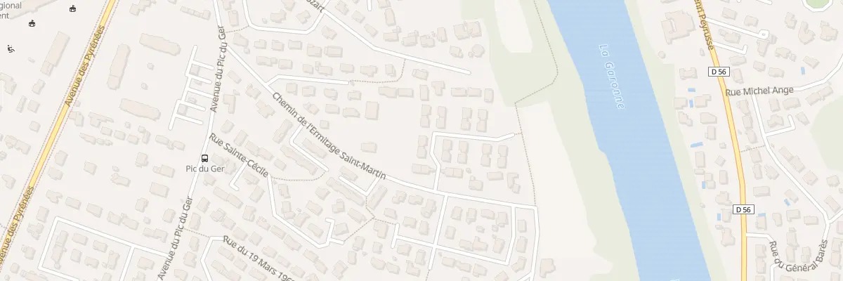 Plan du 8 Rue Michel Petrucciani à Muret