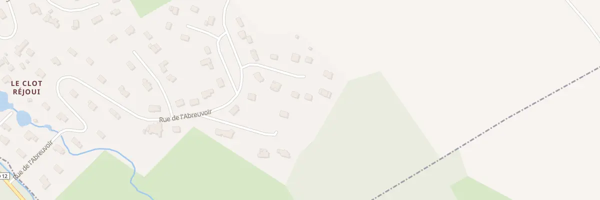 Plan du 100 Imp des Bouleaux à Catenay