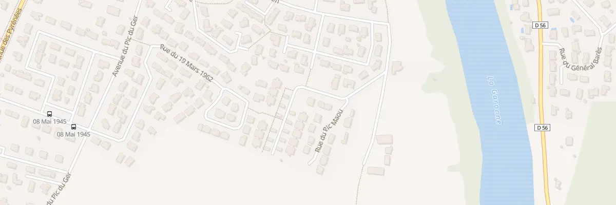 Plan du 61A Che de l’Ermitage St Martin à Muret