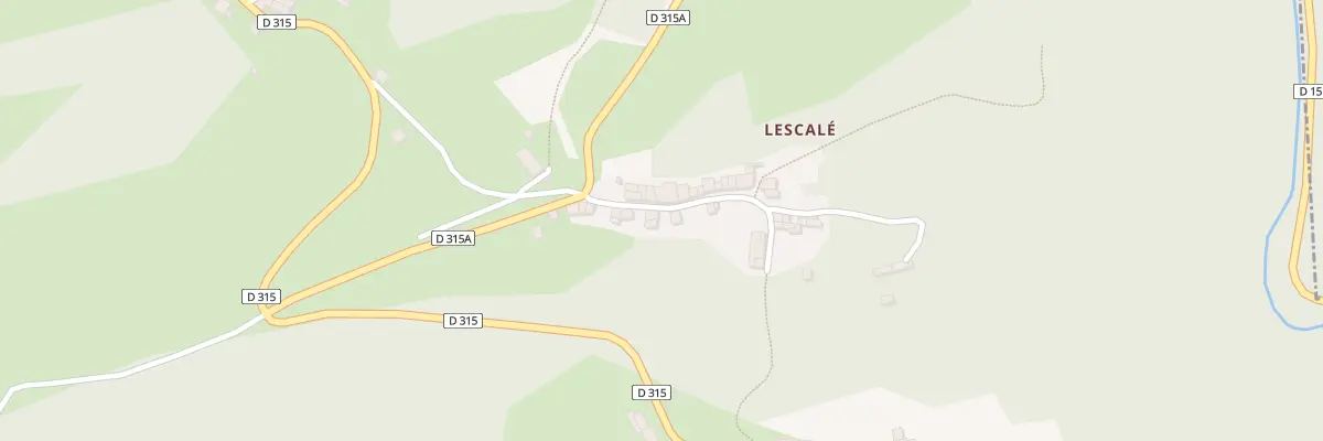Plan du 14 Hameau de Lescale à Montseron
