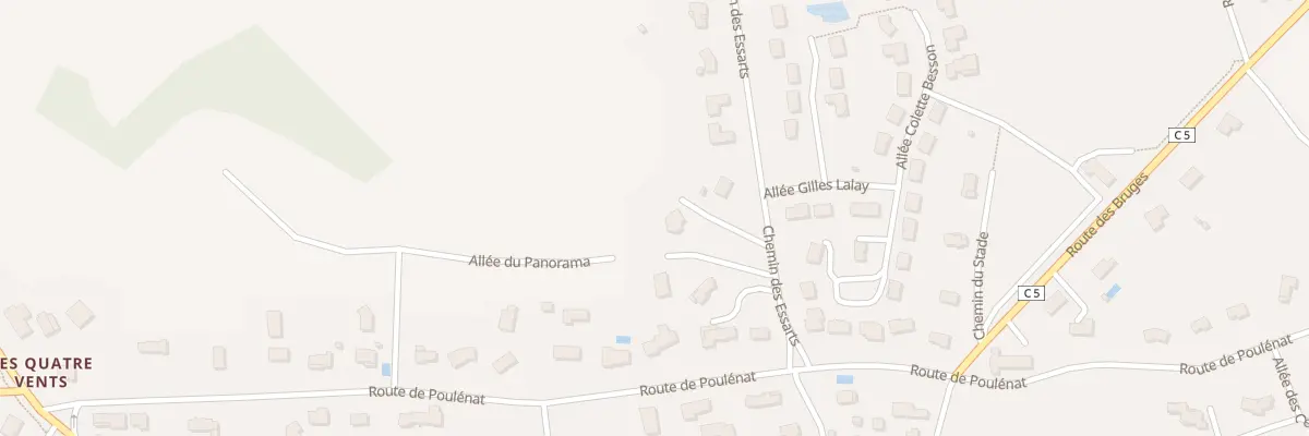 Plan du 13 Che des Essarts à Boisseuil