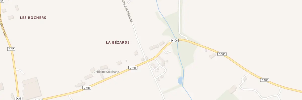 Plan du 5252 La Bezarde à Oulches