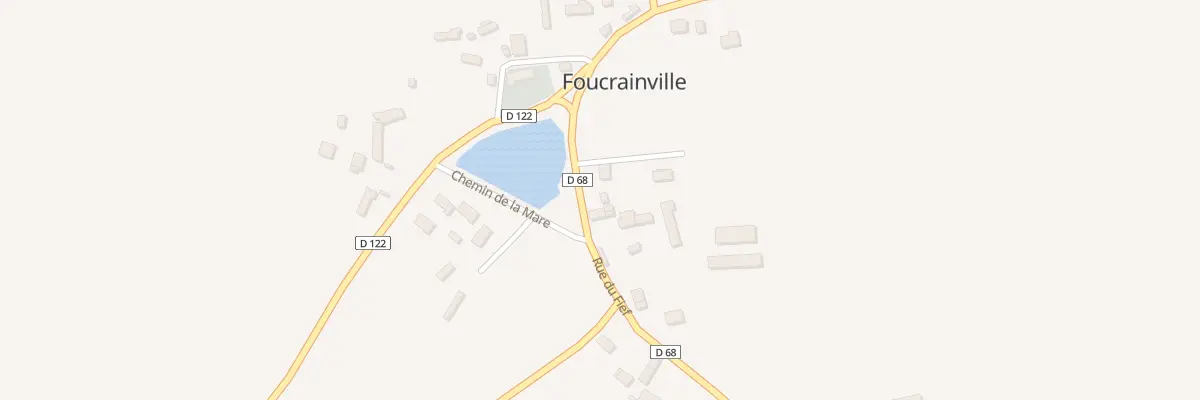 Plan du 3 Rue du Fief à Foucrainville