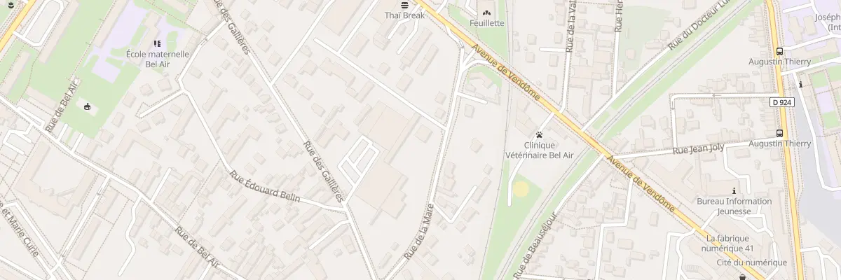 Plan du 60A Rue de la Mare à Blois