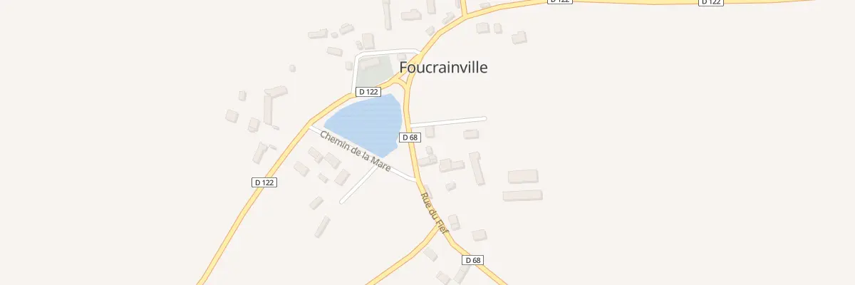 Plan du 1 Rue du Fief à Foucrainville