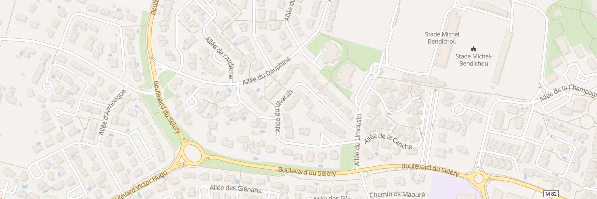 Plan du 23 All du Vivarais à Colomiers