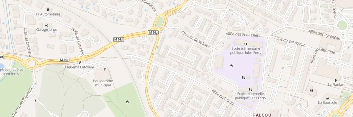 Plan du 21 All de la Gélise à Colomiers