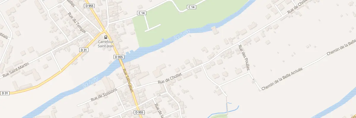 Plan du 8 Rue de Chollet à Châteaudun