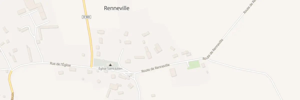 Plan du 18 Rue de l’Eglise à Renneville