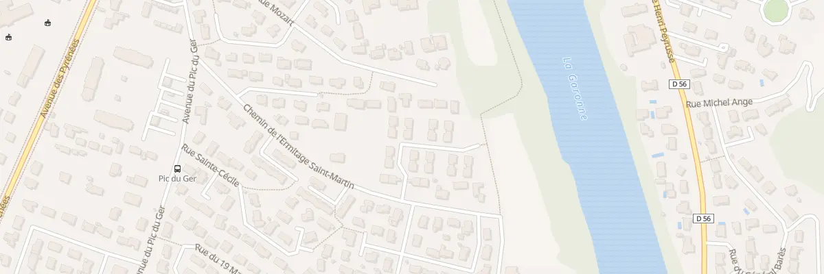 Plan du 16 Rue Michel Petrucciani à Muret