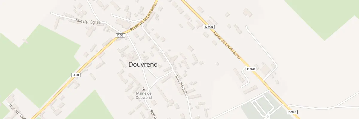 Plan du 5011 Le Bourg à Douvrend