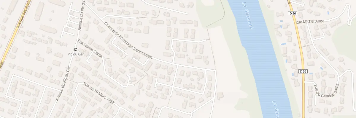 Plan du 1 Rue Michel Petrucciani à Muret