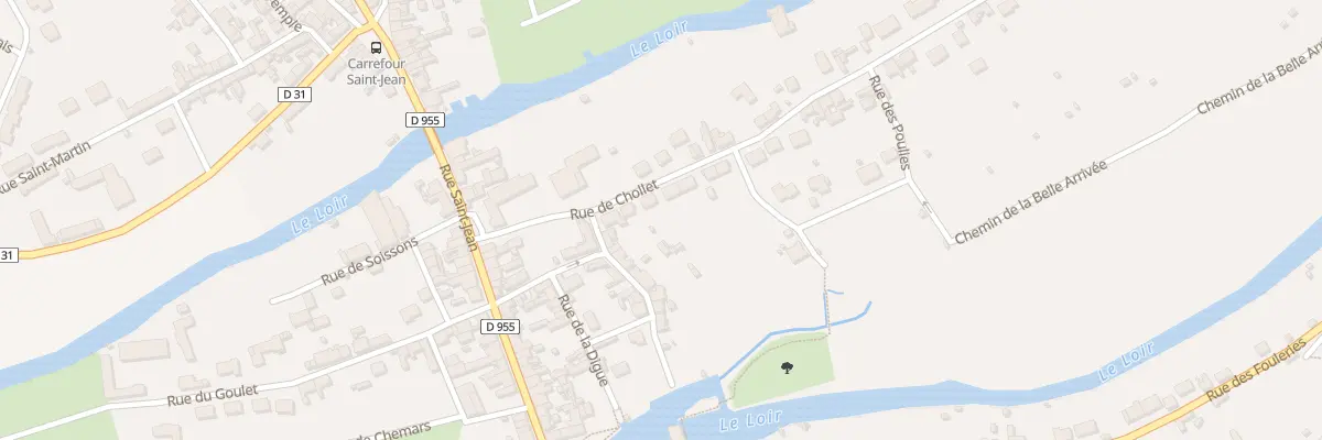 Plan du 9 Rue de Chollet à Châteaudun