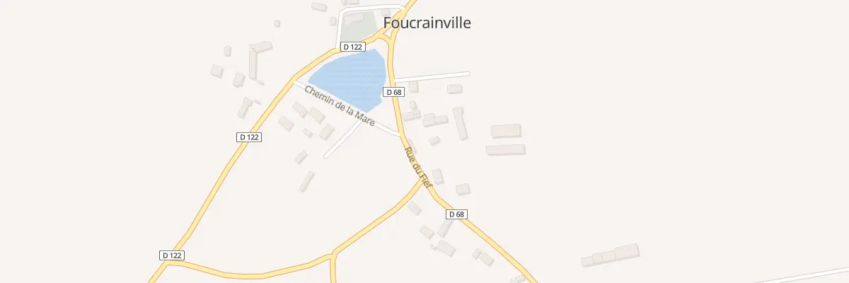 Plan du 7 Rue du Fief à Foucrainville