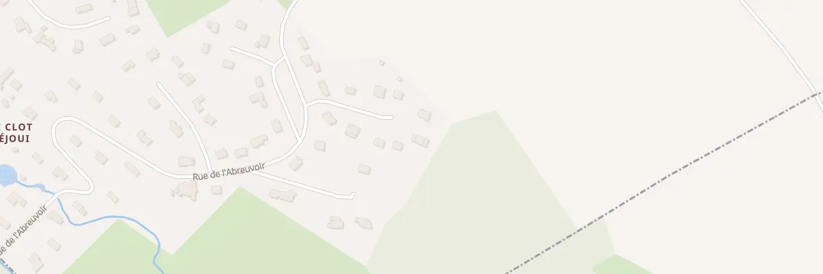 Plan du 106 Imp des Bouleaux à Catenay