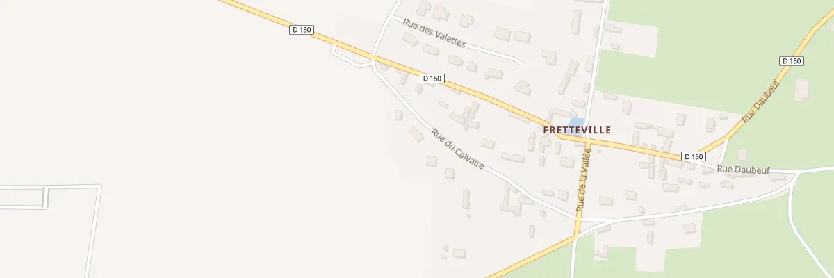 Plan du 2B Rue du Calvaire à Daubeuf-près-Vatteville