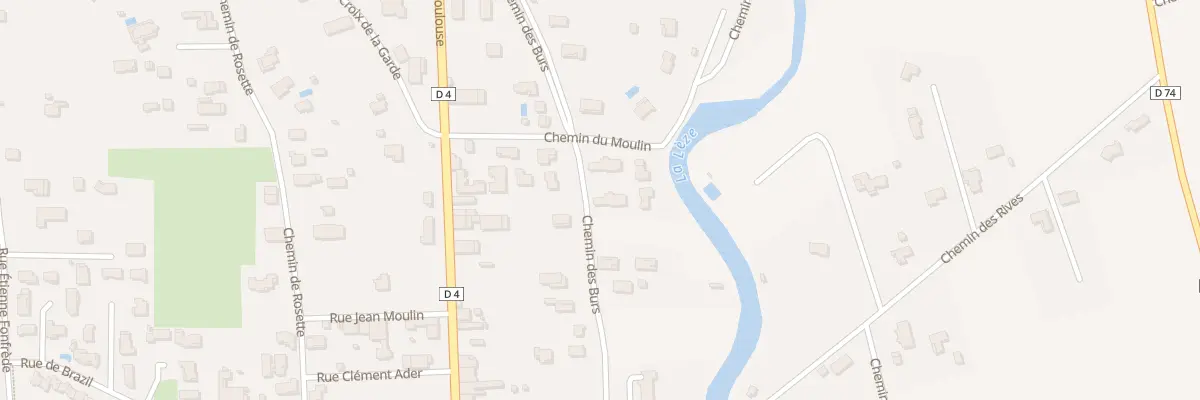 Plan du 25C Che des Burs à Saint-Sulpice-sur-Lèze