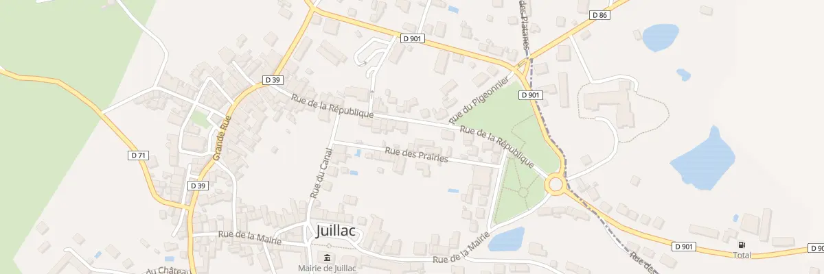 Plan du 9 Rue Des Prairies à Juillac