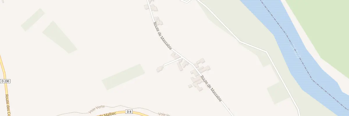 Plan du 337 Rte de Massabie à Parnac