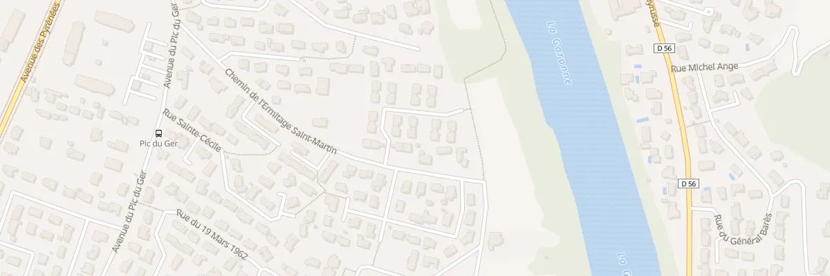 Plan du 9 Rue Michel Petrucciani à Muret