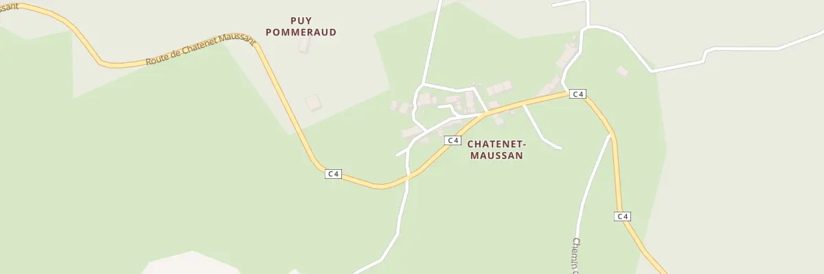 Plan du 5443 Chatenet Maussan à Compreignac