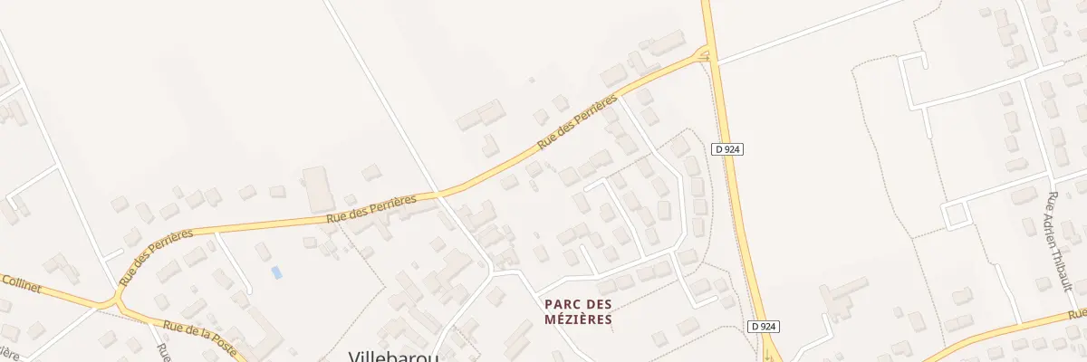 Plan du 28 Rue des Perrières à Villebarou