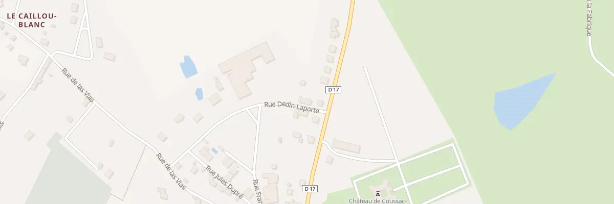 Plan du 4 Rue Dedin-Laporte à Coussac-Bonneval