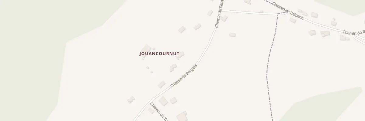 Plan du 285 Che de Pergets à Piquecos