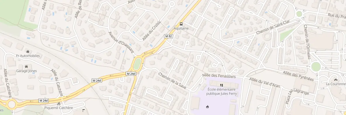 Plan du 17 Che de la Save à Colomiers